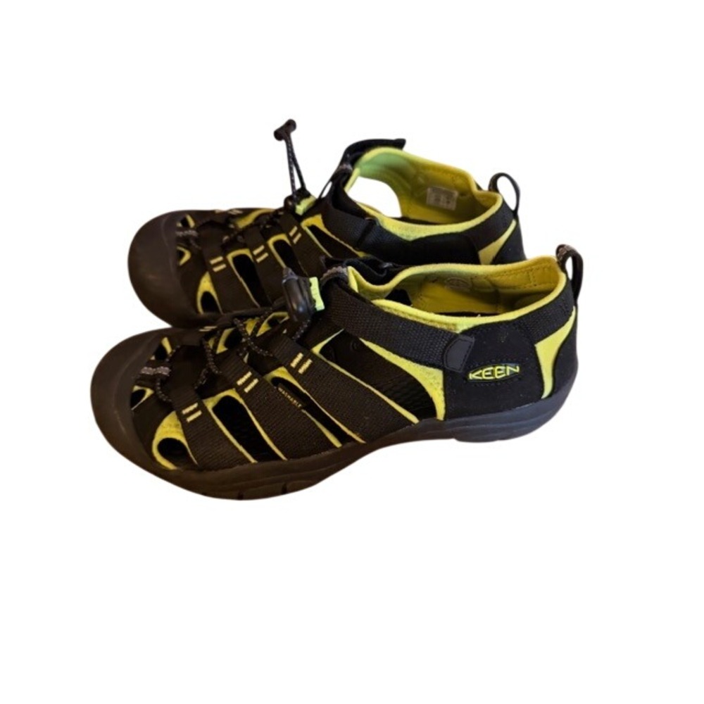 Keen Newport H2 Mens 7 Water Sandals‎ Black Yellow Hiking Shoes - Picture 5 of 6